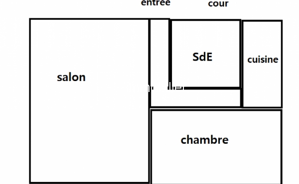 2 pièces 27 m² à proximité du Square Gardette, potentiel, immeuble pierre de taille